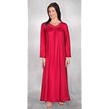 Long Sleeve Nylon Gown by Shadowline
