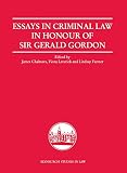 Essays in criminal law in honour of Sir Gerald Gordon