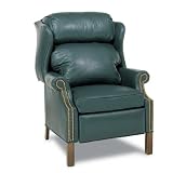 Distinction Leather Brass Nailed Charleston Leather Recliner