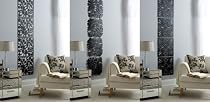 PACK OF 4 BLACK DECOR SCREEN PANELS