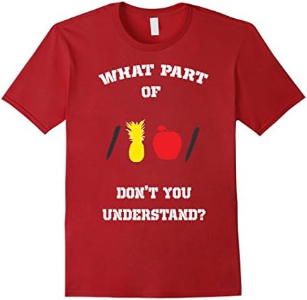 Men's PPAP shirt: What Part Of PPAP Don't You Understand T-shirt 2XL Cranberry