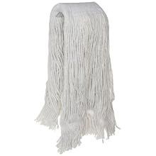 Zephyr Blendup 4-Ply Blended Natural and Synthetic Fibers Cut End Wet Mop Head with Wide Band Fantail (Pack of 12)