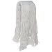Zephyr Blendup 4-Ply Blended Natural and Synthetic Fibers Cut End Wet Mop Head with Wide Band Fantail (Pack of 12)