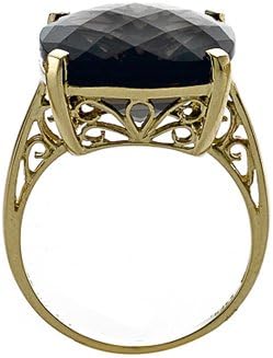 Genuine Smoky Quartz Ring by Effy Collection 14k Size 7