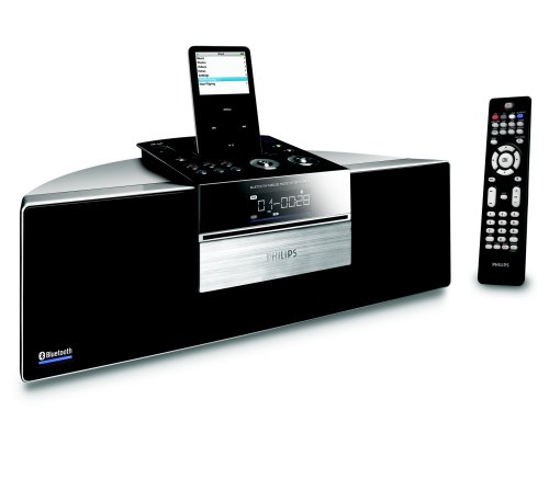 Philips BTM630 Bluetooth Wireless Micro Hi-Fi System with iPod Docking Station