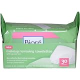 Make Up Removing Towelettes by Biore for Unisex, 30 Count ~ Biore