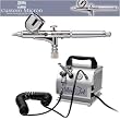 Iwata Custom Micron CM-C Airbrushing System w/ Silver Jet Air Compressor