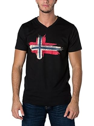 Geographical Norway Camiseta Manga Corta Snht (Negro)