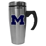 Michigan Wolverines Contemporary Travel Mug - NCAA College Athletics - Fan Shop Merchandise