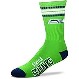 Seattle Seahawks 4 Stripe Deuce Green Socks