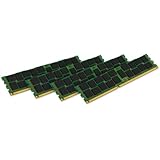 Kingston Technology ValueRAM 64 GB Kit of 4 (4x16 GB Modules) 1600MHz DDR3 (PC3-12800) ECC Reg CL11 DIMM DR x4 Server Memory KVR16R11D4K4/64