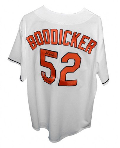 Mike Boddicker Baltimore Orioles Autographed White Majestic Jersey with 83 ALCS MVP Inscription