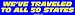 WE'VE TRAVELED TO ALL 50 STATES Bumper Sticker