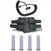 Sporting Goods : Paintball GXG Black 4+1 Harness Pods & Coiled Remote