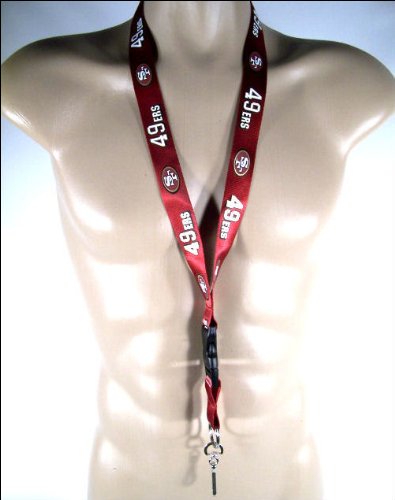 Buy SAN FRANCISCO 49ers LANYARD NFL TICKET HOLDER KEYCHAIN! by Pro Specialties Group
