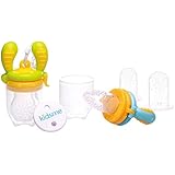 Kidsme Food Feeder Essential Set - Blue/Orange - 5 ct