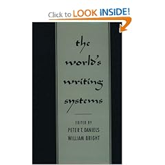 The World's Writing Systems