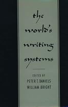 The World's Writing Systems