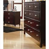 Murray Hill Ten Drawer Tall Dresser in Hand Rubbed Merlot
