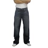 Ecko Unlimited Mens Washed Dark Blue Baggy Fit Jeans by Marc Ecko