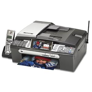 Brother MFC-885CW Photo Color All-in-One with Wireless Networking and 5.8 GHz Cordless Phone