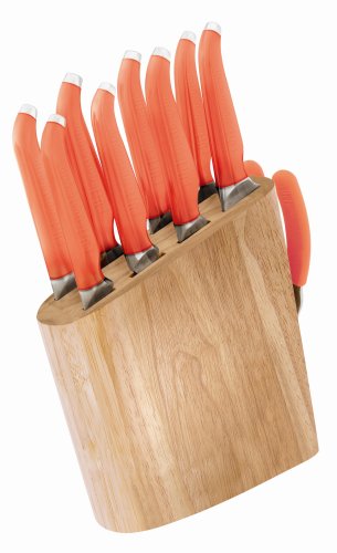 Rachael Ray Furi FUR865 Furi Gusto-Grip Bamboo Block 10-Piece Knife Set
