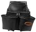 McGuire-Nicholas 690-BLK Black 4-Pocket Framer'S Pouch