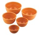 Mario Batali 5-Piece Measuring Prep Bowl Set, Persimmon