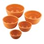 Mario Batali 5-Piece Measuring Prep Bowl Set, Persimmon