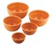 Mario Batali 5-Piece Measuring Prep Bowl Set, Persimmon