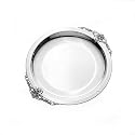Wallace Silverplated Holloware Grand Baroque 17-Inch Round Tray with Pierced Handles