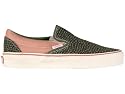 Vans Classic Slip-On Deep Lichen Green/Polignac/Pink Unisex Women's Youth Walking Skate Shoes
