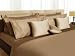 350 Thread Count Egyptian Cotton Sateen Extra Deep Pocket Sheet Set Ecru Queen