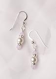 Swarovski Crystal and Pearl Dangle Earrings