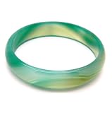 Green Agate Gemstone Bangle