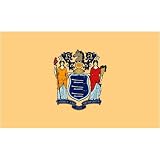 New Jersey Flag 3x5ft Superknit Polyester