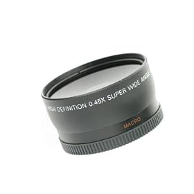 58mm Wide Angle Lens 0.45X For Canon Rebel EOS 18-55mm