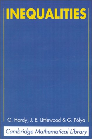 Inequalities (Cambridge Mathematical Library)
