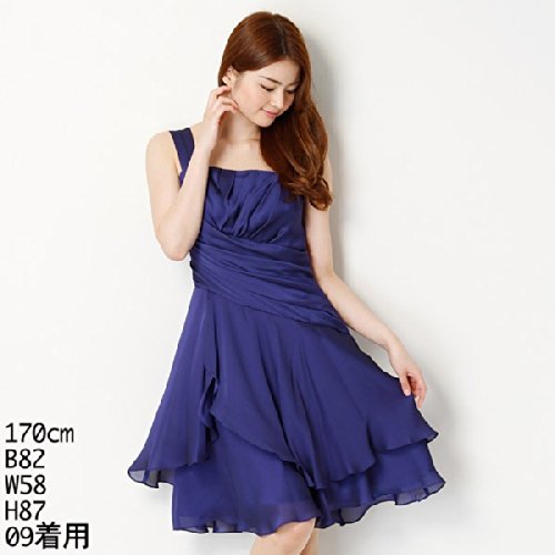 ジュネビビアン(Genet Vivien) 【パーティ対応】ドレス(シフォンドレープドレス)