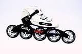 Trurev Youth Inline Skates- 5-90 Size 4 White- A Great Skate for Ski Crosstraining