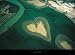 Coeur de Voh Scenic Art Poster Print by Yann Arthus-Bertrand, 32x24