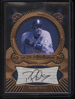 Randy Winn Certified Autograph 2004 Upper Deck Etchings In Time Card #ET-RA Auto #327/375 Signed San Francisco Giants