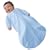 Kiddopotamus Dreamsie Sleeper with Sleeves Microfleece Large, Blue