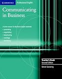 Communicating in Business Teachers Book (Cambridge Professional English)