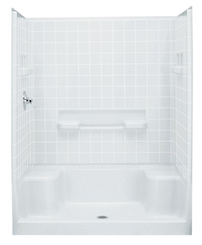 Buy Sterling/Vikrell 60-Inch Seated Shower Stall Base, White, Swirl Gloss #62041100-0 (Jensen Showers, Plumbing, Bathtubs Showers & Saunas, Showers, Shower Bases)