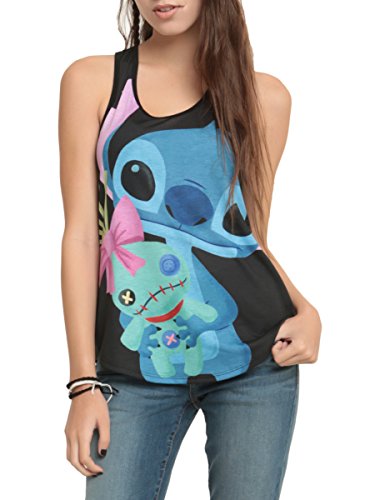 Disney Lilo & Stitch Cuddly Stitch Girls Tank Top
