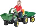 John Deere - Pedal-Powered Mini-Loader with Trailer