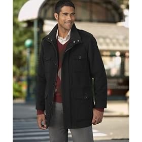 Tasso Elba Wool Cashmere Field Coat by Men's Wool Coats