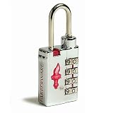 Farberware 4 Dial TSA Accepted Combination Lock - Polished Chrome