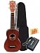 Kala KA-MK-S Makala Soprano Ukulele Bundle with Hard Case, Tuner, and Polishing Cloth